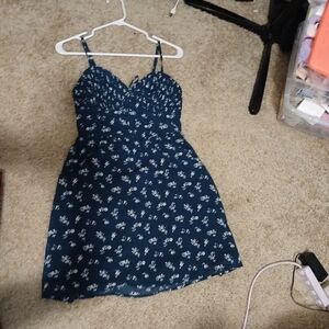 Hollister Blue Asymmetrical Dress